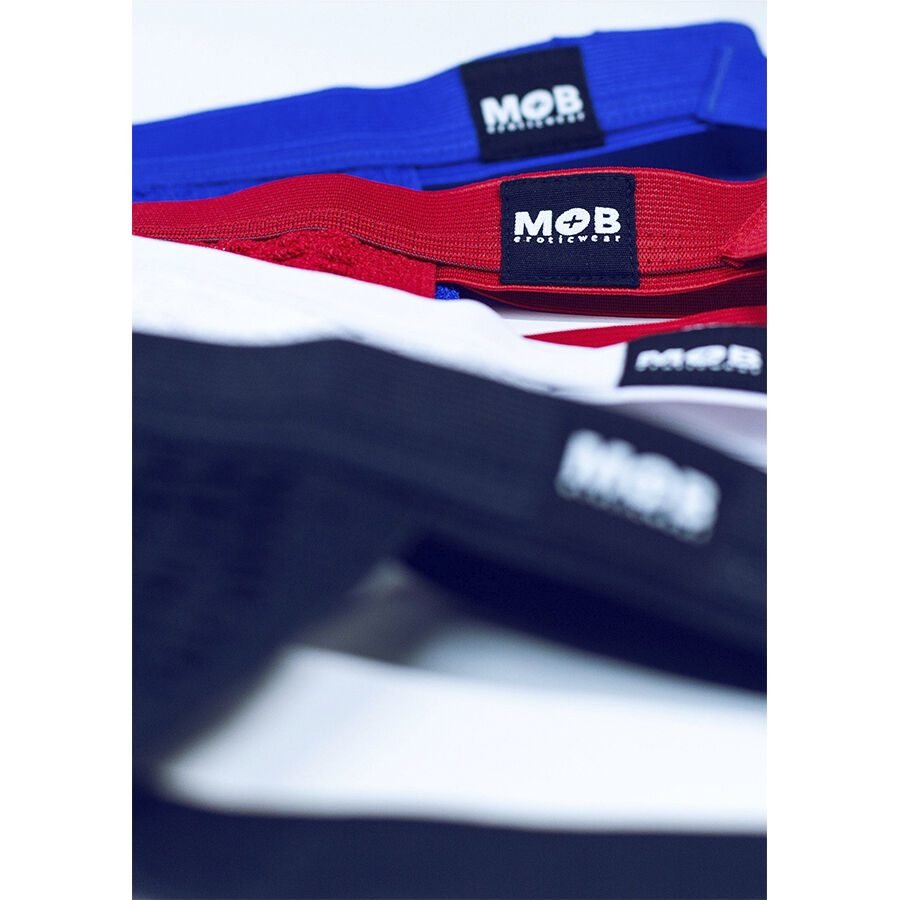 MOB - BAÑADOR FETISH JOCKSTRAP BLANCO TALLA S - Imagen 3