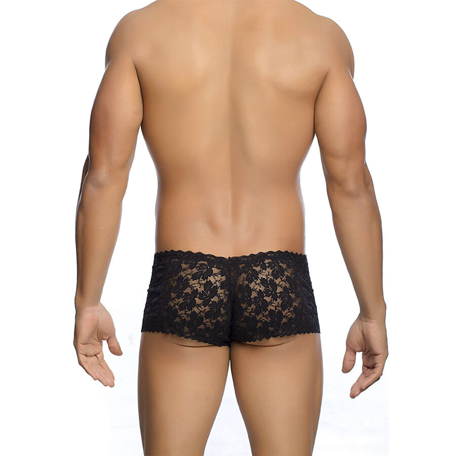MOB - BOXER ENCAJE NEGRO TALLA S/M - Imagen 5
