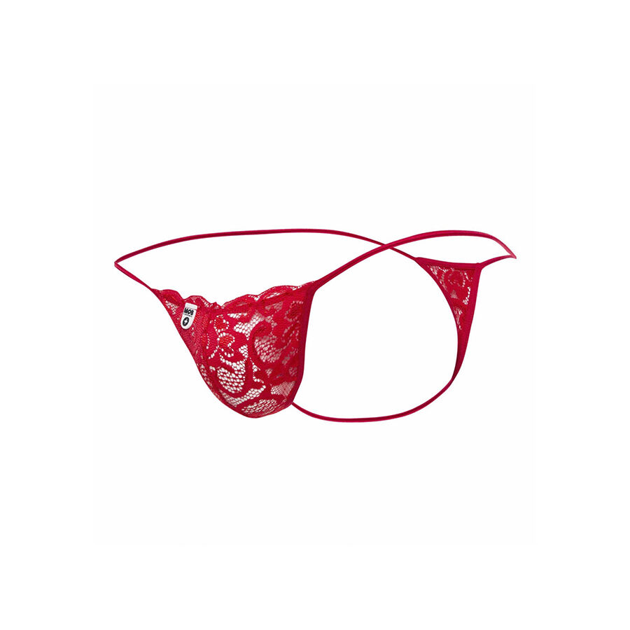 MOB - TANGA DE ENCAJE ROJO TALLA S/M - Imagen 3