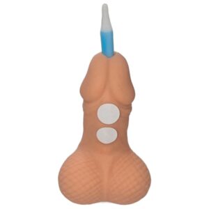 DIABLO PICANTE - PENE TONO CLARO VELA NÚMERO CUMPLEAÑOS