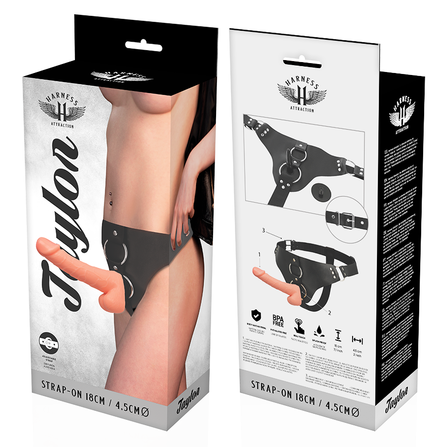 HARNESS ATTRACTION - ARNÉS TAYLOR DELUXE 18 CM -O- 4.5 CM - Imagen 6