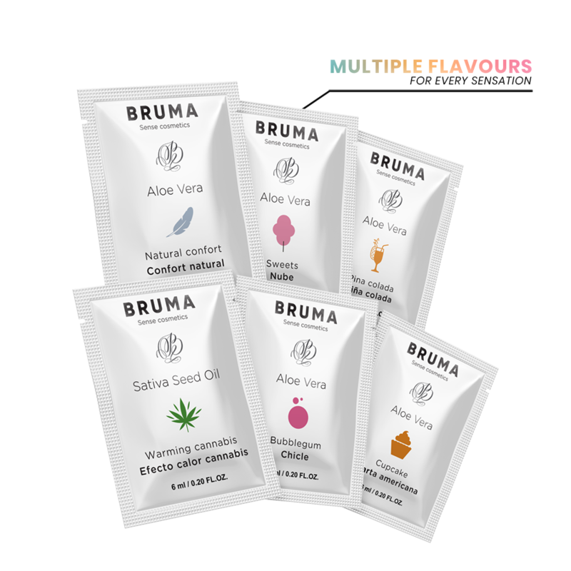 BRUMA - 6 ML GEL DESLIZANTE CON ALOE VERA SABOR A TARTA AMERICANA - Imagen 6