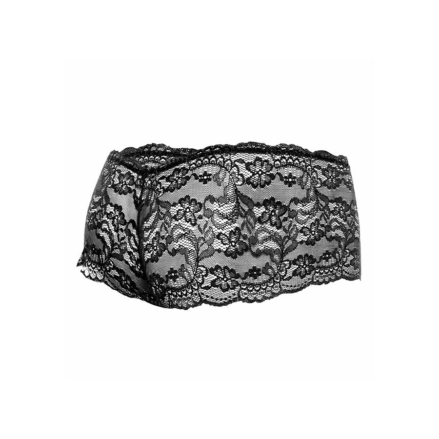 MOB - BOXER ENCAJE NEGRO TALLA S/M - Imagen 3