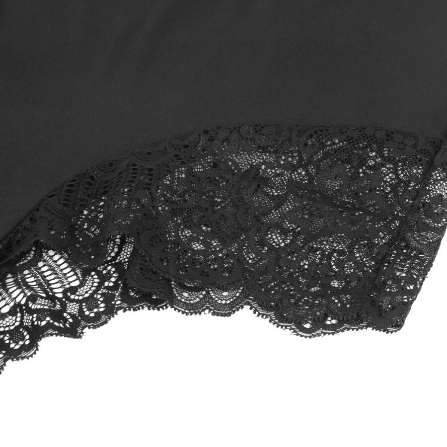 SUBBLIME - TEDDY DETALLE ENCAJE FLORAL NEGRO S/M - Imagen 19