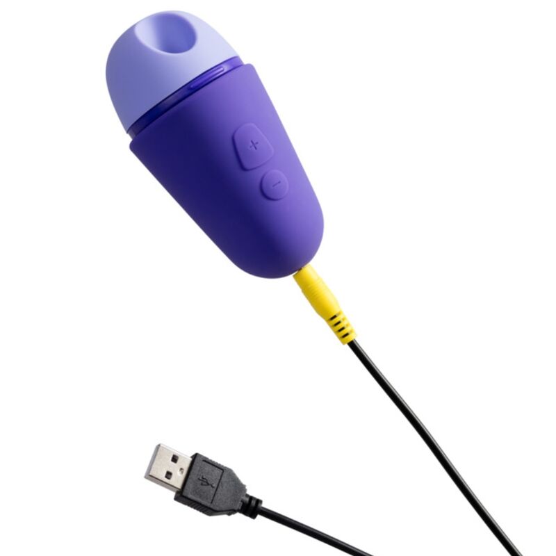 ROMP - FREE ESTIMULADOR DE CLÍTORIS CON TAPA 10 NIVELES RECARGABLE MORADO - Imagen 4