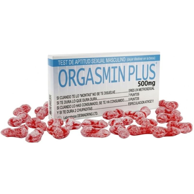DIABLO GOLOSO - ORGASMIN PLUS CAJA DE CARAMELOS MASCULINO
