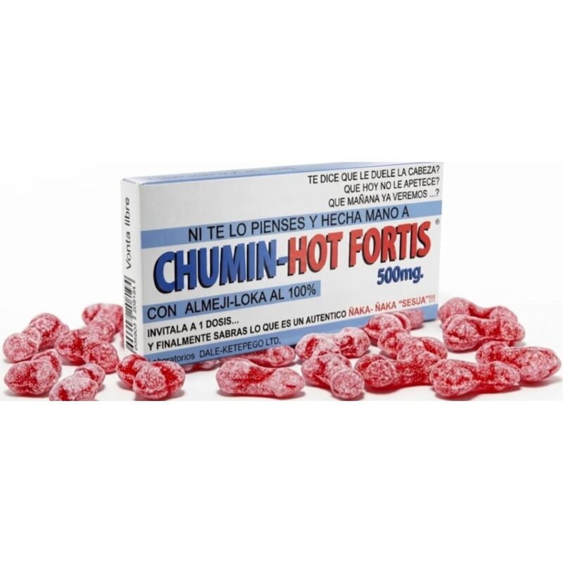 DIABLO GOLOSO - CAJA DE CARAMELOS CHUMIN-HOT FORTIS