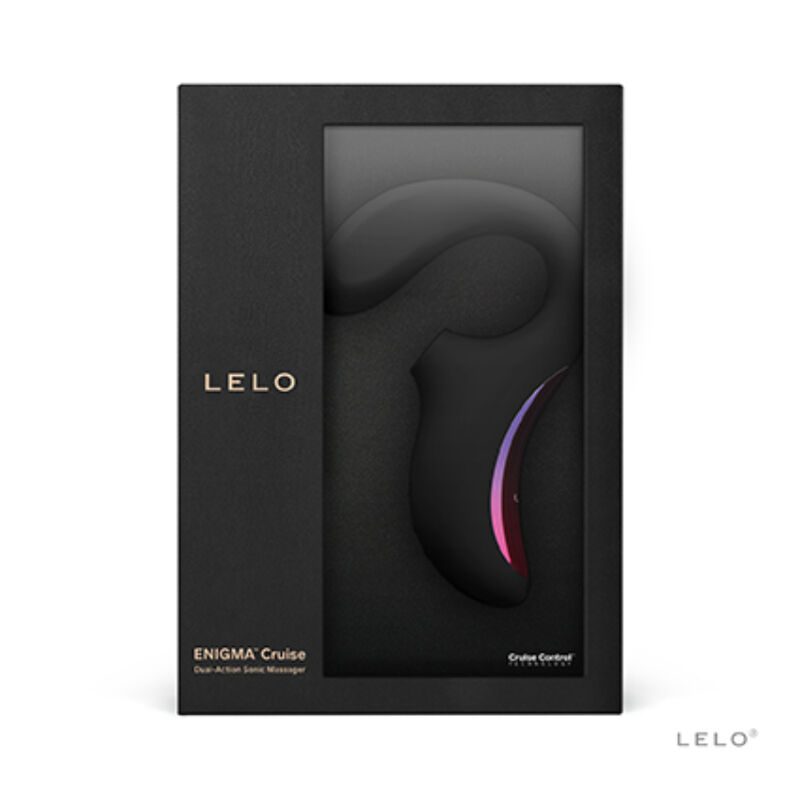 LELO ENIGMA CRUISE MASAJEADOR SONICO DOBLE ESTIMULACION NEGRO - Imagen 5