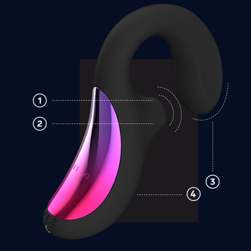 LELO ENIGMA CRUISE MASAJEADOR SONICO DOBLE ESTIMULACION NEGRO - Imagen 3