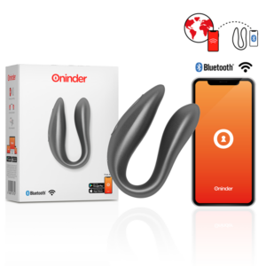 ONINDER - LISBOA ESTIMULADOR PUNTO G  CLÍTORIS NEGRO - APLICACIÓN GRATUITA