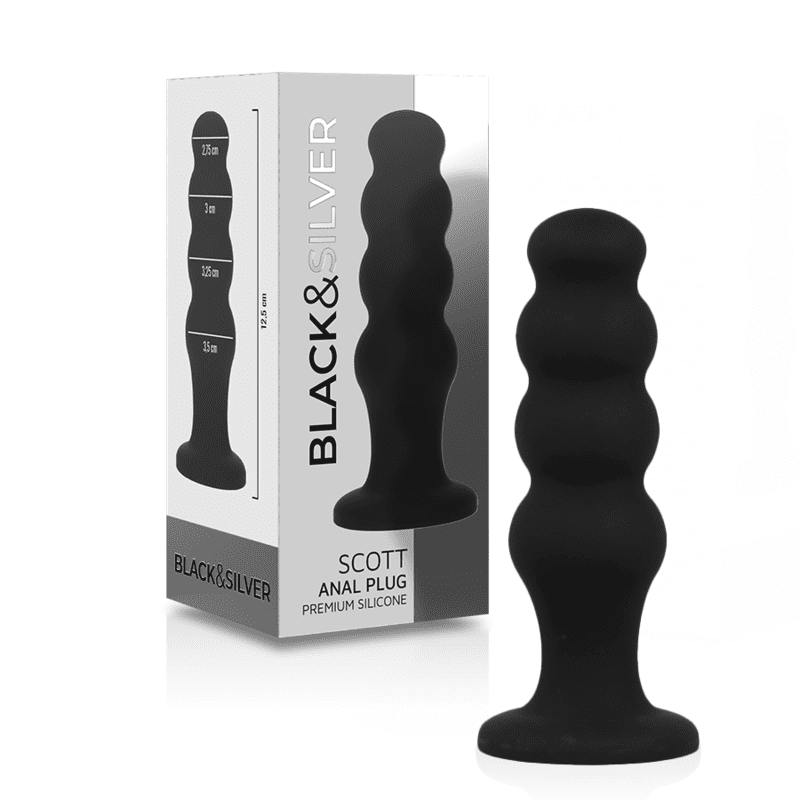 BLACKSILVER - SCOTT PLUG ANAL SILICONA PREMIUM NEGRO