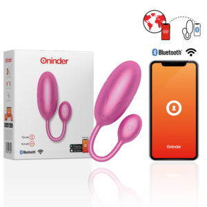 ONINDER - TOKYO HUEVO VIBRADOR ROSA 7.5 X 3.2 CM FREE APP
