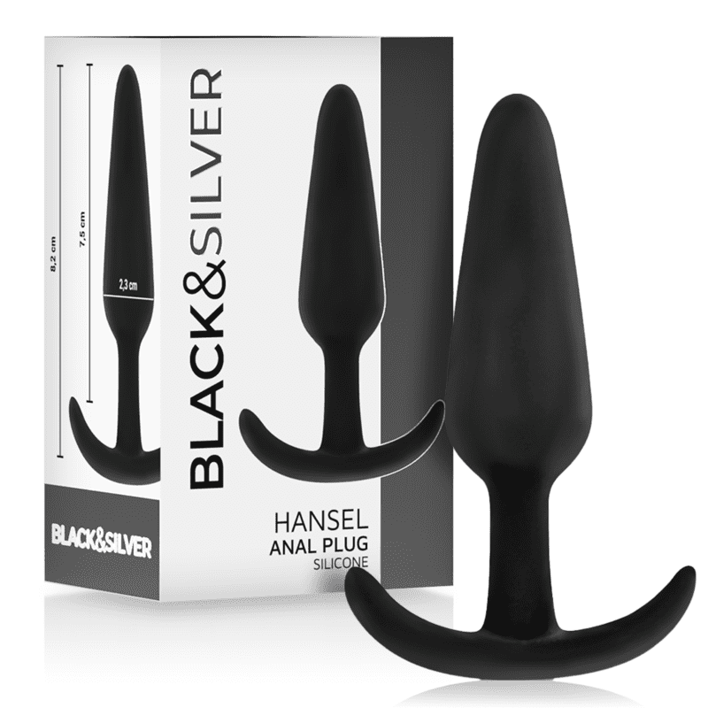 BLACKSILVER - HANSEL PLUG ANAL SILICONA CON ASA PEQUEÑO