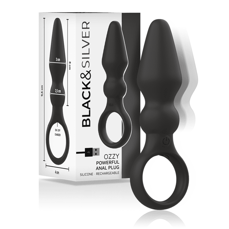 BLACKSILVER - OZZY POTENTE PLUG ANAL SILICONA