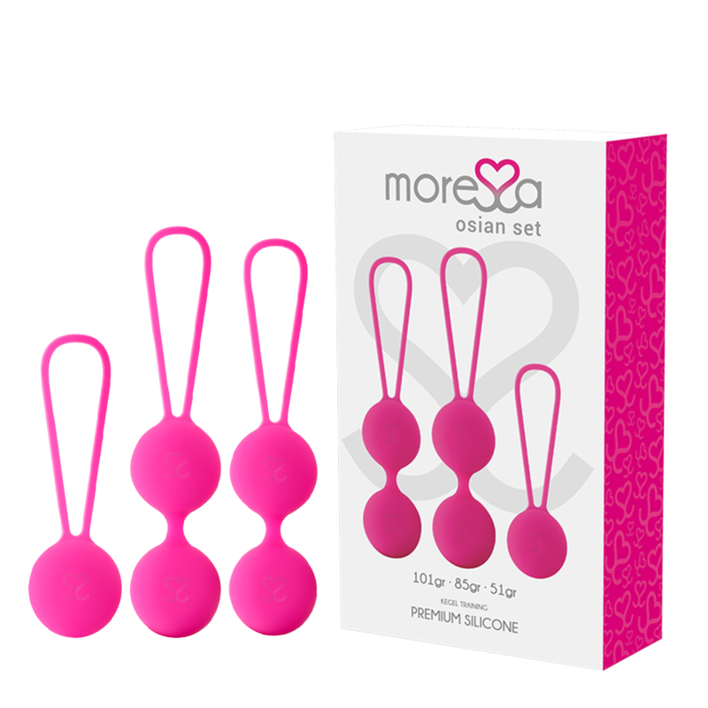 MORESSA - OSIAN SET PREMIUM SILICONA ROSA