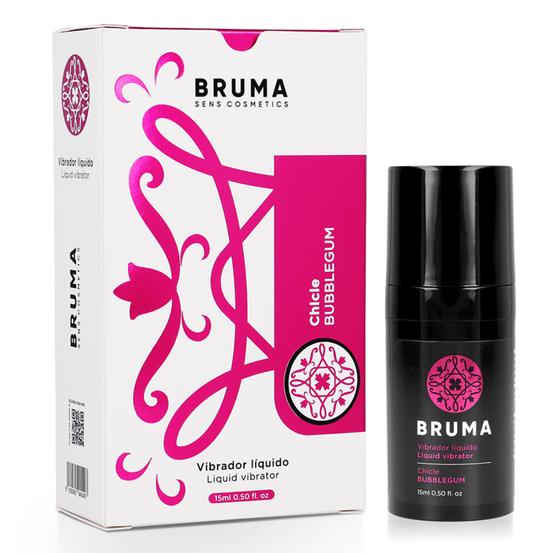 BRUMA - VIBRADOR LÍQUIDO ULTRA DESLIZANTE CHICLE 15 ML