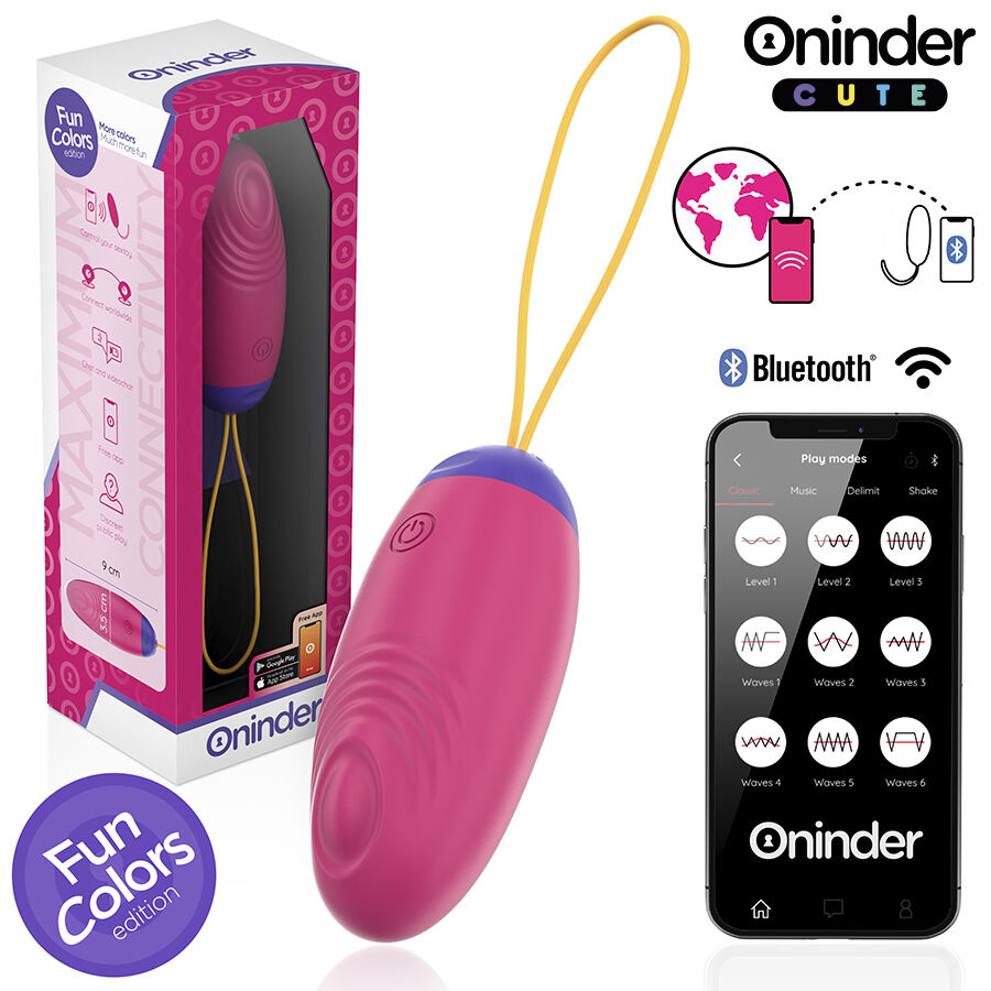 ONINDER CUTE - LOVE PLEASURE HUEVO VIBRO-WAVE TAPPING SILICONA - APP MUNDIAL GRATUITA - Imagen 3
