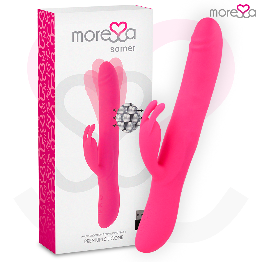 MORESSA - SOMER VIBRADOR PREMIUM CON ROTACION MULTIPLE