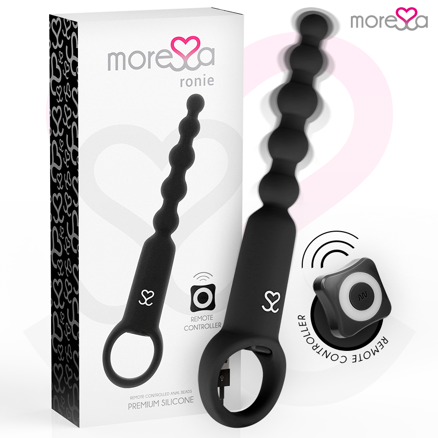 MORESSA - RONIE CONTROL REMOTO PLACER ANAL NEGRO