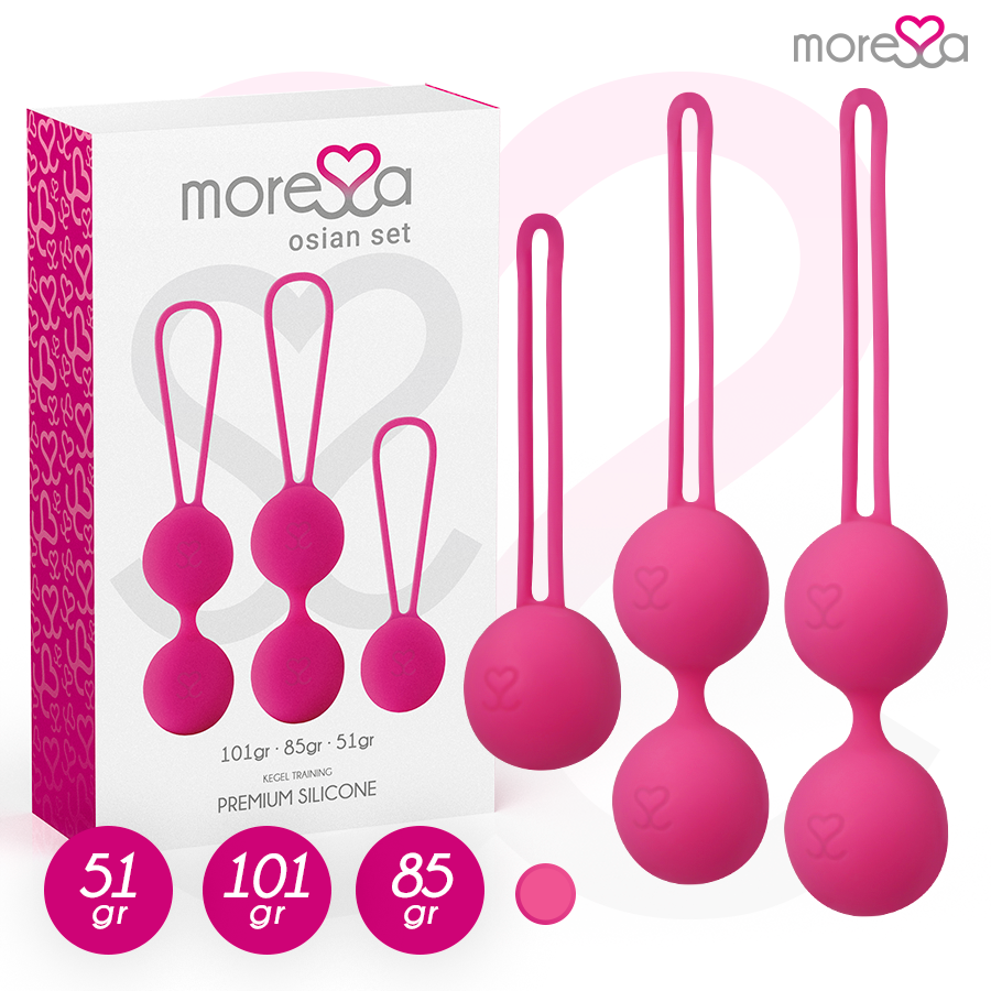 MORESSA - OSIAN SET PREMIUM SILICONA ROSA