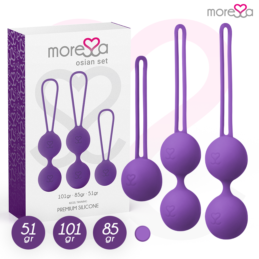 MORESSA - OSIAN SET PREMIUM SILICONA LILA