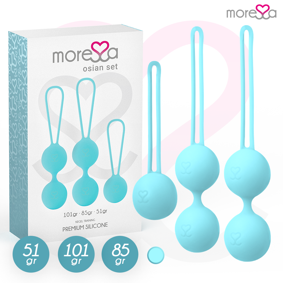MORESSA - OSIAN SET PREMIUM SILICONA TURQUESA