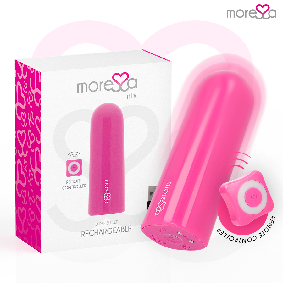 MORESSA - NIX VIBRADOR CONTROL REMOTO ROSA
