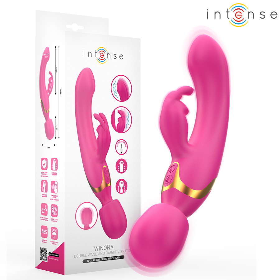 INTENSE - WINONA DOBLE VIBRADOR RABBIT WAND