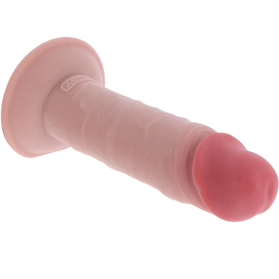 GET REAL - DILDO DELUXE DONG GRUESO DE DOBLE DENSIDAD TPE 20 CM - Imagen 3