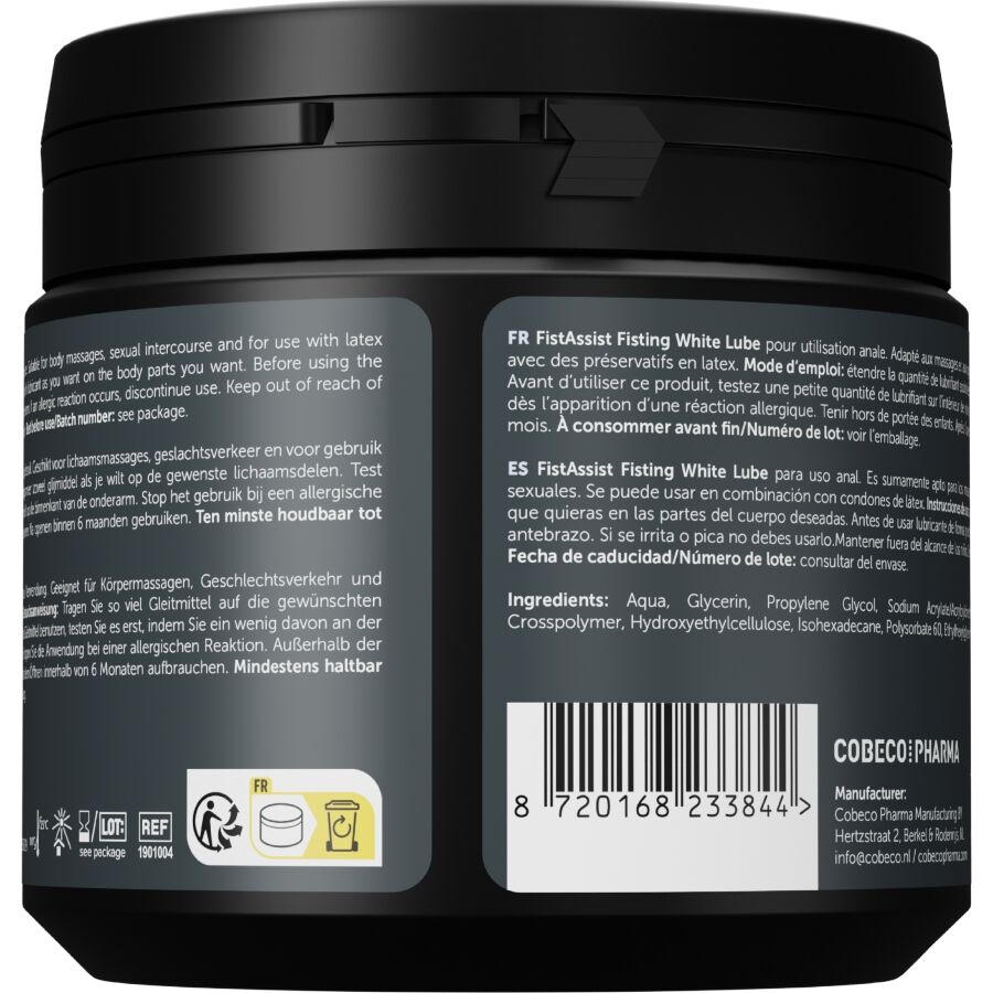 COBECO - FIST ASSIST LUBRICANTE BLANCO EXTRAESPESO 500 ML - Imagen 2