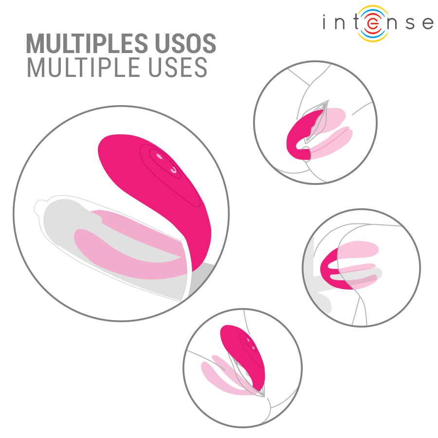 INTENSE - JULIA VIBRADOR ESTIMULADOR DE PINZAS CONTROL REMOTO - Imagen 5