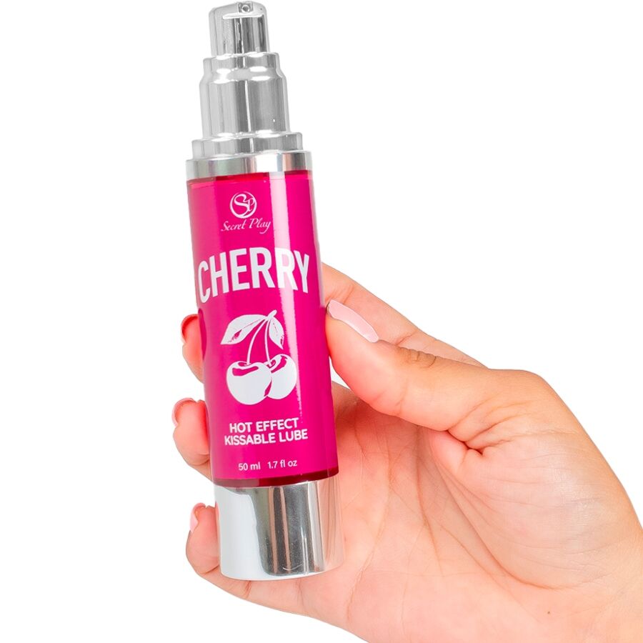 SECRETPLAY - LUBRICANTE EFECTO CALOR CEREZA 50 ML - Imagen 2