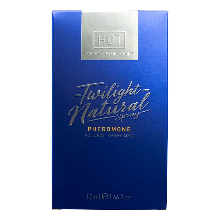 HOT - TWILIGHT SPRAY NATURAL CON FEROMONAS HOMBRE 50 ML - Imagen 3