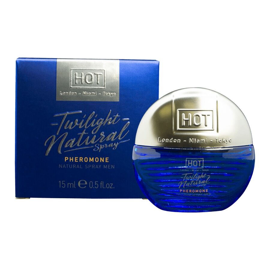 HOT - TWILIGHT NATURAL CON FEROMONAS HOMBRE 15 ML - Imagen 2