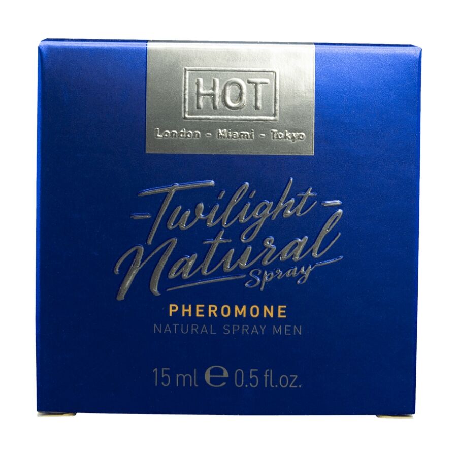 HOT - TWILIGHT NATURAL CON FEROMONAS HOMBRE 15 ML - Imagen 3