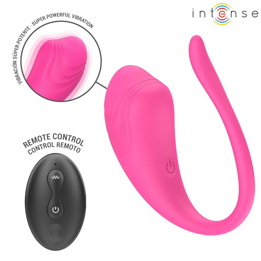 INTENSE - OLIVIA HUEVO VIBRADOR ROSA CONTROL REMOTO - Imagen 2