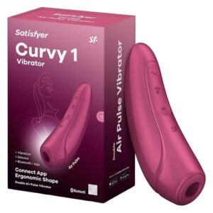 SATISFYER CURVY 1+ - ROJO ROSADO