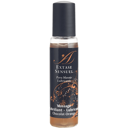 EXTASE SENSUAL - LUBRICANTE CHOCOLATE  NARANJA VIAJE 35 ML