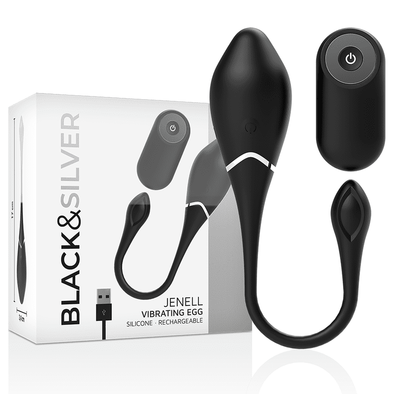 BLACKSILVER- JENELL HUEVO VIBRADOR RECARGABLE