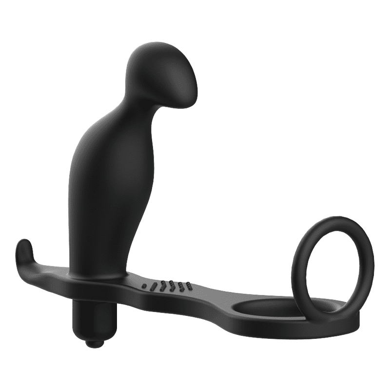 ADDICTED TOYS - PLUG ANAL CON ANILLO SILICONA NEGRO 12 CM - Imagen 4