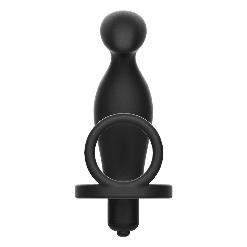 ADDICTED TOYS - PLUG ANAL CON ANILLO SILICONA NEGRO 12 CM - Imagen 5